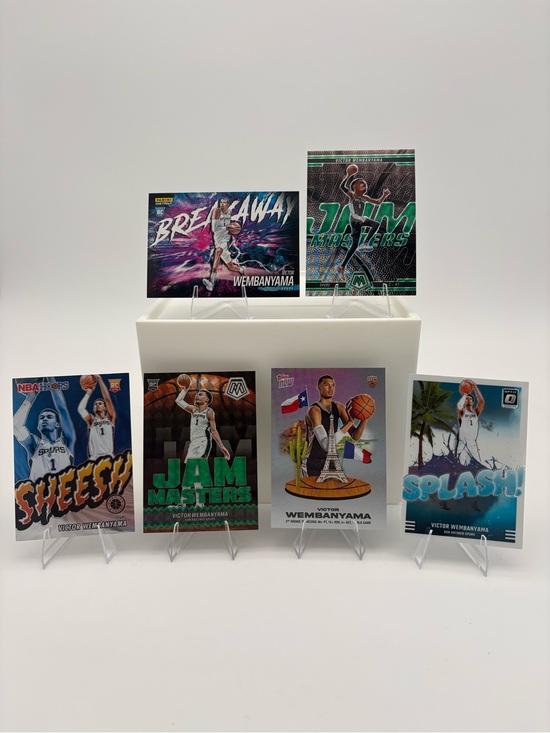 Topps Other - Victor Wembanyama Spurs 6-Card Lot 🔥Topps Now VW-4/Breakaway/Sheesh/Jam Masters🔥